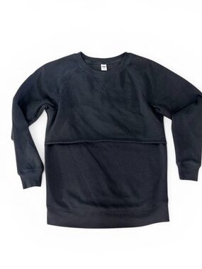 Old Navy Black Women's Crewneck Sweatshirt